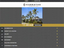Tablet Screenshot of karrathainternational.com.au